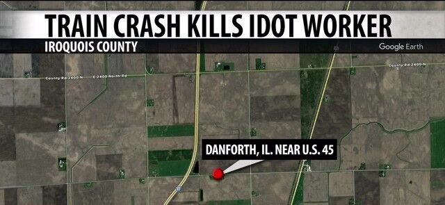 Train crash kills IDOT worker